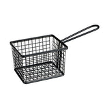 Moda Black Stainless Steel Food Presentation Serving Basket
