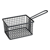 Moda Black Stainless Steel Food Presentation Serving Basket