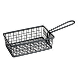 Moda Black Stainless Steel Food Presentation Serving Basket