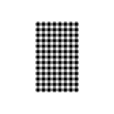 Moda Gingham Greaseproof Paper Food Basket Liners - 200 sheets/Pack (Set of 10)