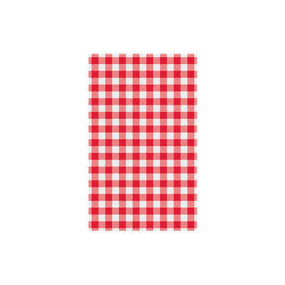 Moda Gingham Greaseproof Paper Food Basket Liners - 200 sheets/Pack (Set of 10)