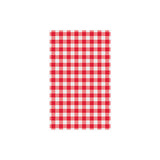 Moda Gingham Greaseproof Paper Food Basket Liners - 200 sheets/Pack (Set of 10)