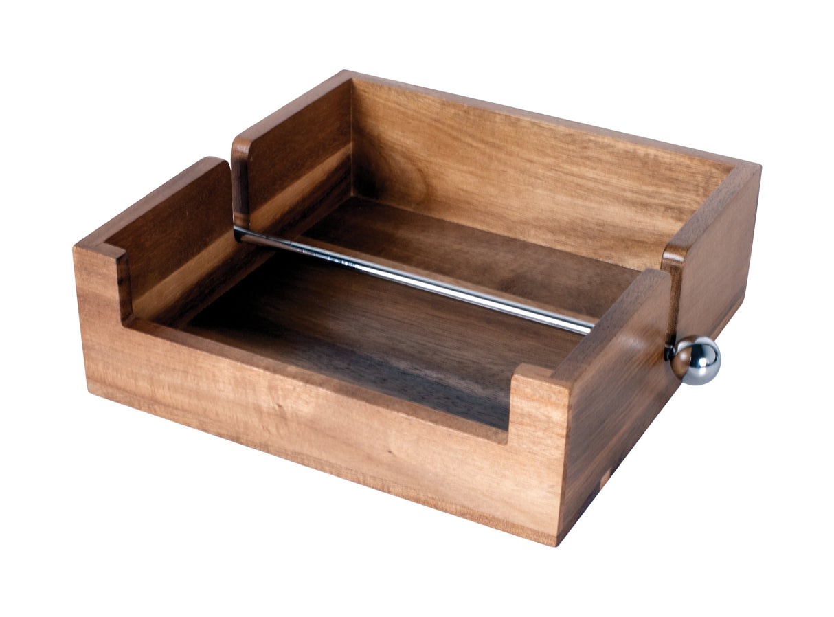 Napkin Holder, 19.7 x 19.7 x 6.4cm - Acacia