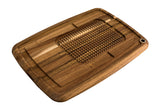 74573 - Reversible Carving Board , 56 x 39 x 3.8cm Acacia