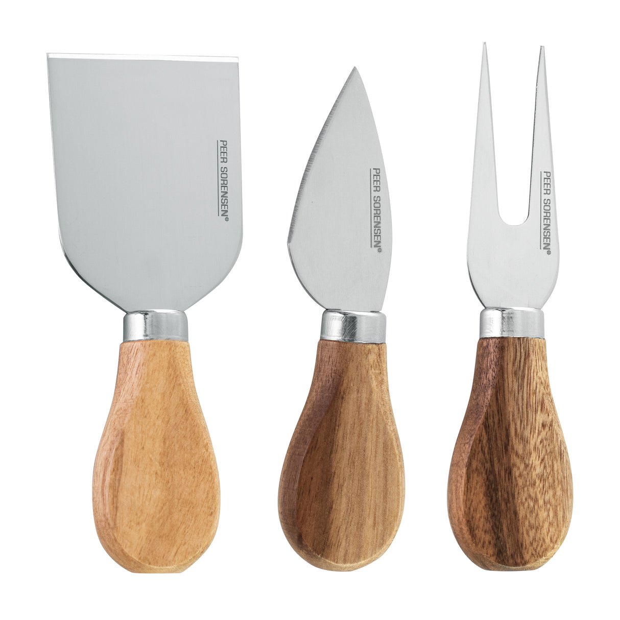 4 Piece Cheese Knife Block Set, 10 x 4.3 x 8.3cm
12.5cm Knives Acacia