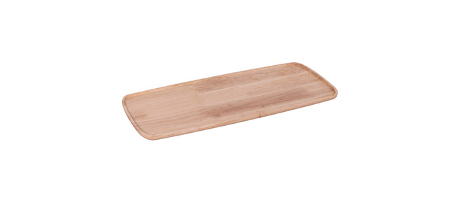 74594 - Rectangular Serving Platter, 50 x 22 x 1.5cm Rubberwood