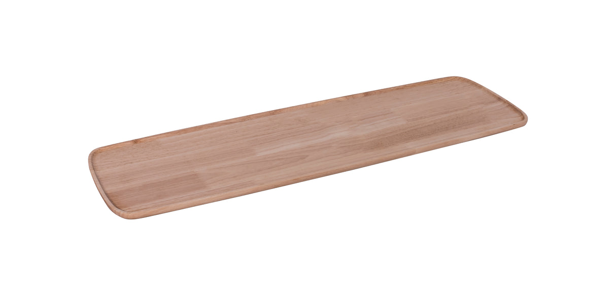 74595 - Rectangular Serving Platter, 75 x 24 x 1.5cm Rubberwood
