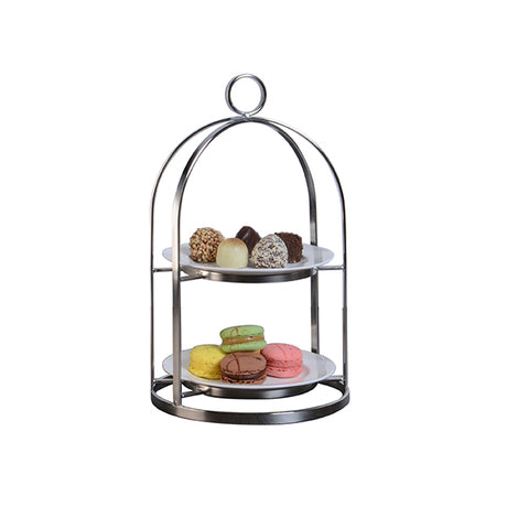 Platter Stand-18/10, 176(D) X 294(H)Mm, Suits 165Mm Plate