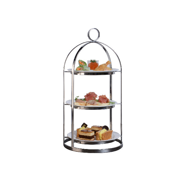 Platter Stand-18/10, 230(D) X 460(H)Mm, Suits, 200Mm Plate