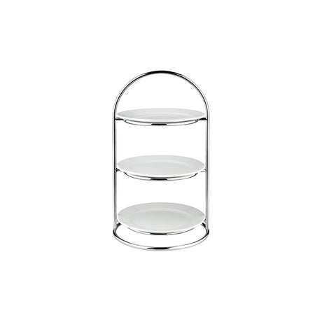 Plate Stand-S/S | 3 Tier | 230Mm Ø | 408Mm H