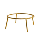 Athena Gold Stainless Steel Round Buffet Food Riser Display