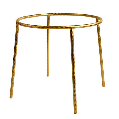 Athena Gold Stainless Steel Round Buffet Food Riser Display