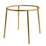 Athena Gold Stainless Steel Round Buffet Food Riser Display