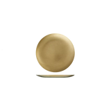 Moda Vintage Gold Stainless Steel Round Coupe Plate- 130mm Ø