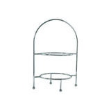 Display Stand-Round | 2 Tier | 470Mm H