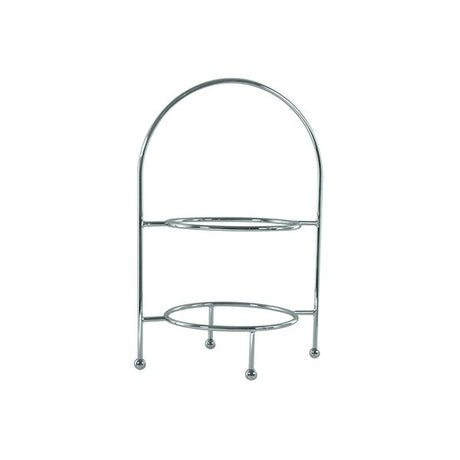 Display Stand-Round | 2 Tier | 470Mm H