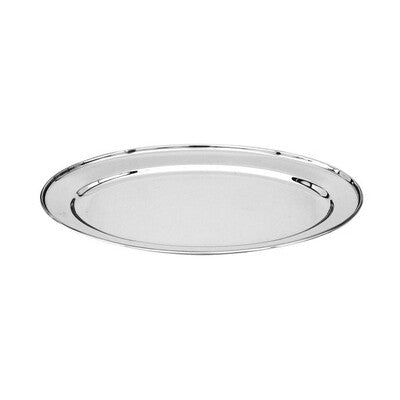 Trenton 18/8 Stainless Steel Oval Serving Platter Tray