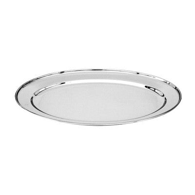 Trenton 18/8 Stainless Steel Oval Serving Platter Tray