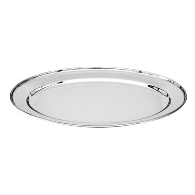 Trenton 18/8 Stainless Steel Oval Serving Platter Tray