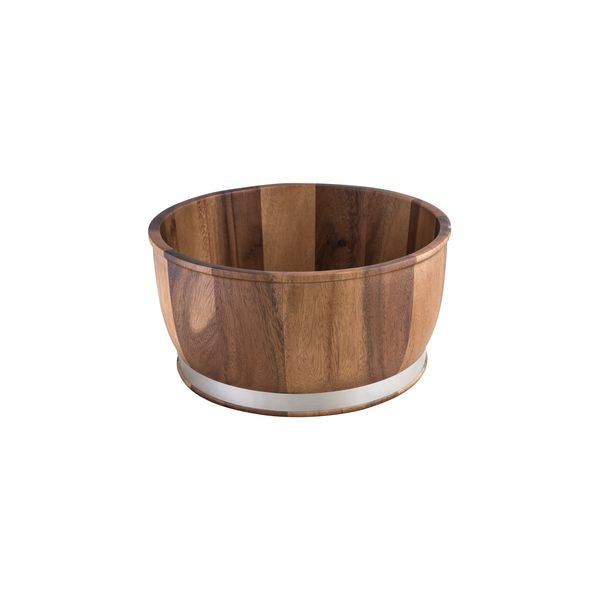 Round Bowl W S/S Band | 310Mm Ø | 155Mm H