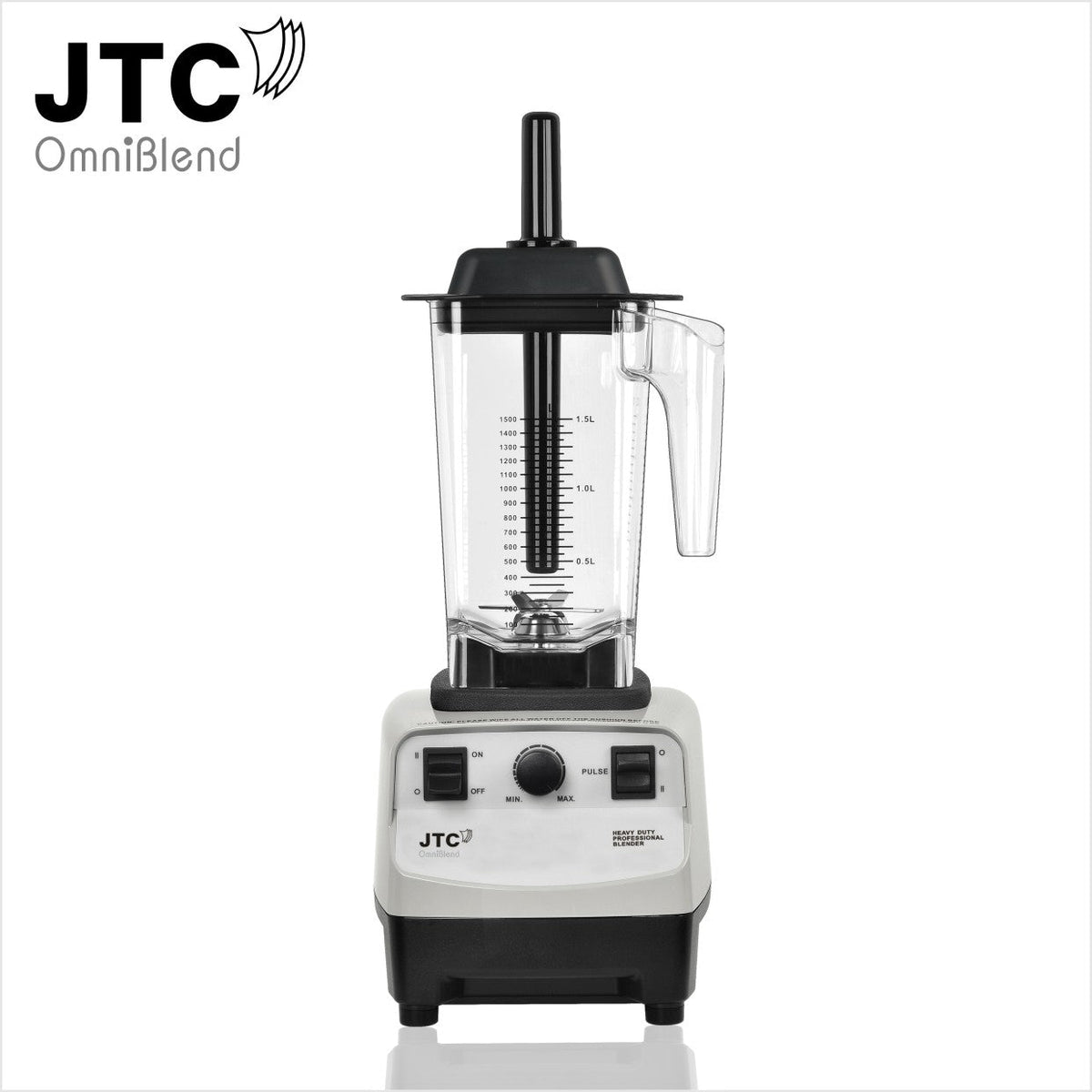 JTC OmniBlend TM-767 A - Professional Commercial Heavy Duty Blender with 1.5 Liter BPA-Free Tritan Jug