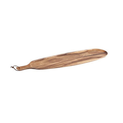 Moda Rustic Acacia Wood Paddle Serving Board Platter