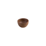 Moda Acacia Wood Mini Round Dipping Sauce Dish