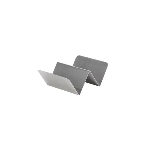 78723 - Chef Inox Coney Is S S Taco Holder Stand (Sold in sets of 12)