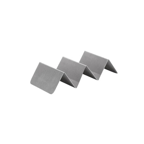 78724 - CHEF INOX CONEY IS 3-COMP S/S TACO HOLDER/STAND 240x60x40mm 
