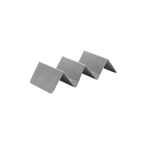 78724 - CHEF INOX CONEY IS 3-COMP S/S TACO HOLDER/STAND 240x60x40mm 