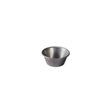 Vintage Stainless Steel Sauce Dish & Ramekin Set - 3 Sizes (Set of 24)