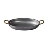 Vintage Stainless Steel Round Serving Dish Set - 2 Sizes