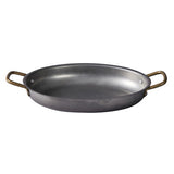 Vintage Stainless Steel Round Serving Dish Set - 2 Sizes
