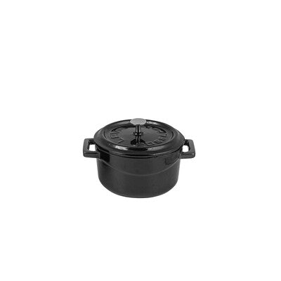 Mini Round Casserole Dish 0.35L 100mm | Black, Blue & Red
