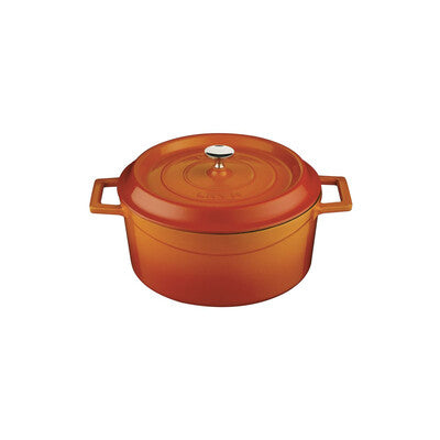 Round Casserole Dish Collection - Multi-Size & Low Profile