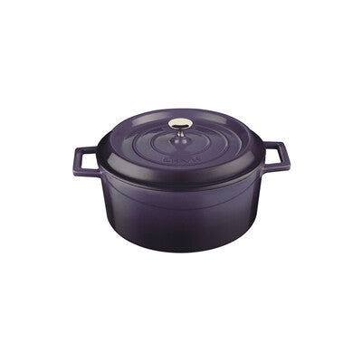 Round Casserole Dish Collection - Multi-Size & Low Profile