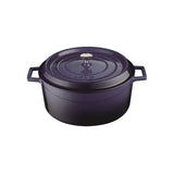 Round Casserole Dish Collection - Multi-Size & Low Profile