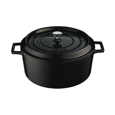 Round Casserole Dish Collection - Multi-Size & Low Profile