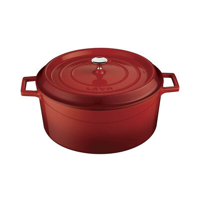 Round Casserole Dish Collection - Multi-Size & Low Profile