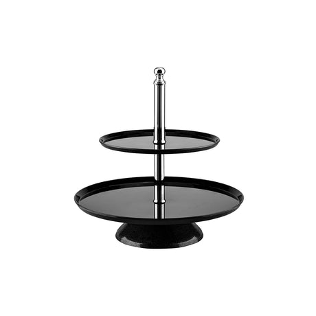 Round Stand-2-Tier | 250/350Mm Ø | 370Mm H