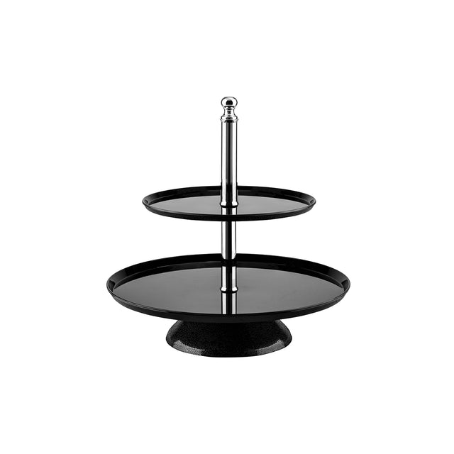 Round Stand-2-Tier | 250/350Mm Ø | 370Mm H
