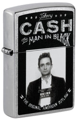 Zippo Johnny Cash Man in Black