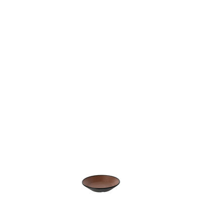 828101-BN - Sauce Dish - 95mm - COU COU - Brown & Black Melamine (Set of