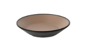 828103-BE - Sauce Dish - 130mm - COU COU - Beige & Black Melamine (Set o