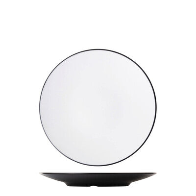 828206-BE - Round Coupe Plate - 300mm - COU COU - Melamine (Set of 6)