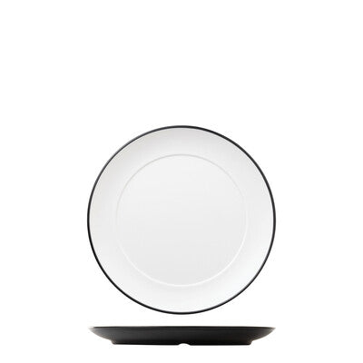 828222-BE - Round Wide Rim Plate - 260mm - COU COU - Melamine (Set of 6)