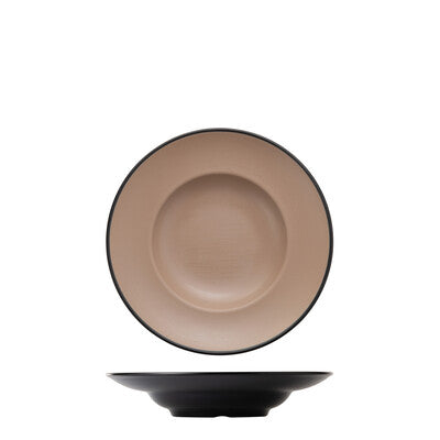 828242-BE - Round Pasta/Soup Bowl - 260mm - COU COU - Melamine (Set of 6