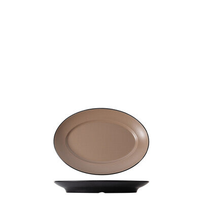 Oval Plate Wide Rim - 310x220mm - COU COU - Melamine (Set of 6)