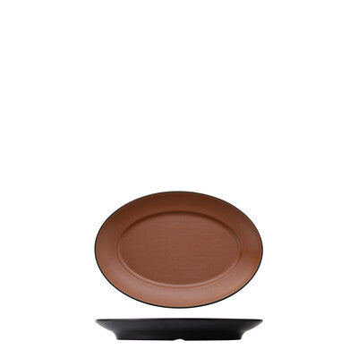 Oval Plate Wide Rim - 310x220mm - COU COU - Melamine (Set of 6)
