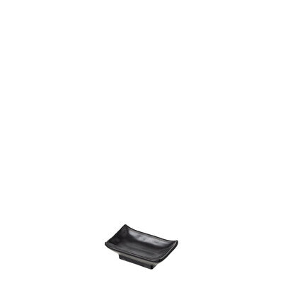 828705 - Rect Sauce Dish - 100x60mm - COU COU - Matte Black (Set of 6